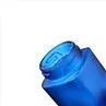 100g Square Blue Frosted Child Resistant Glass Jar
