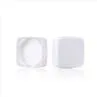 100g Square Blue Frosted Child Resistant Glass Jar