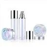 100ml Cosmetic Lotion Pump Bottle 30g Glass Makeup Jars