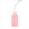 10ml Frosted Small Pipette Bottles Clear Glass Vials Sample Dropper Bottles Manufacturer