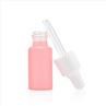 10ml Frosted Small Pipette Bottles Clear Glass Vials Sample Dropper Bottles Manufacturer