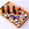 10ml PVC Dropper Glass Vial, Clear Frosted Empty Glass Vials with PVC Dropper Flip Top/Off Vial