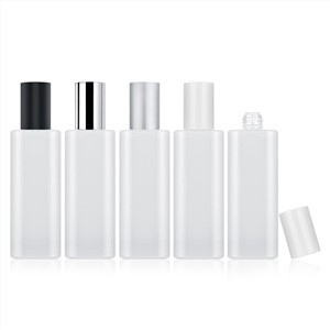 120ml Square Frosted Skincare Toner Bottle