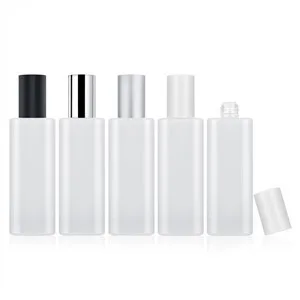120ml Square Frosted Skincare Toner Bottle
