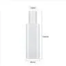 120ml Square Frosted Skincare Toner Bottle