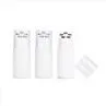120ml White Plastic Five Steel Ball Roller Bottle Cosmetic Packaging