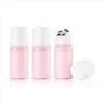 120ml White Plastic Five Steel Ball Roller Bottle Cosmetic Packaging