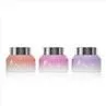 15g 30g 50g 100g Colored Inclined Shoulder Glass Cosmetic Jars