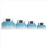 15g 30g 50g 100g Colored Inclined Shoulder Glass Cosmetic Jars