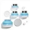 15g 30g 50g 100g Colored Inclined Shoulder Glass Cosmetic Jars