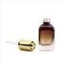 15ml 20ml 40ml Thick Bottom Square Serum Cosmetic Glass Dropper Bottle