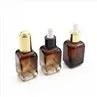 15ml 20ml 40ml Thick Bottom Square Serum Cosmetic Glass Dropper Bottle
