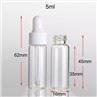 1ml 2ml 3ml 5ml Sample Perfume Glass Vial With Dropper