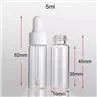 1ml 2ml 3ml 5ml Sample Perfume Glass Vial With Dropper