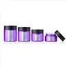 1oz 2oz 3oz 4oz Purple Glass Child Resistant Jar
