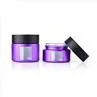 1oz 2oz 3oz 4oz Purple Glass Child Resistant Jar