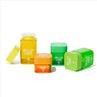1oz 2oz 3oz 4oz Square Glass Child Proof Jar