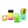 1oz 2oz 3oz 4oz Square Glass Child Proof Jar