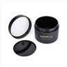 200ml Frosted Black Plastic Round Cosmetic Jar
