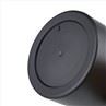 200ml Frosted Black Plastic Round Cosmetic Jar