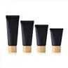 20g Plastic Cosmetic Tube Packaging With Bamboo Lid