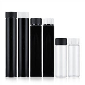 20ml 35ml 40ml Black Plastic Child Resistant Tube