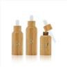 20ml 50ml 100ml Bamboo Essential Oil Dropper Bottle