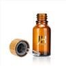 20ml Bamboo Lid Amber Dropper Bottles