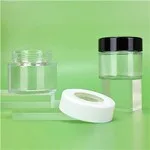 2oz Clear Glass Child Resistant Storage Jar