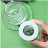 2oz Clear Glass Child Resistant Storage Jar