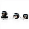 3/5/7/9g Hexagonal Round Glass Child Proof Jar