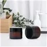 30 50 Ml Cosmetic Face Lotion Glass Jars With Screw Top Plastic Lid