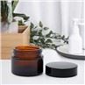 30 50 Ml Cosmetic Face Lotion Glass Jars With Screw Top Plastic Lid