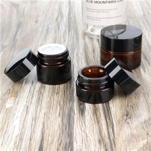 30 50 Ml Cosmetic Face Lotion Glass Jars With Screw Top Plastic Lid