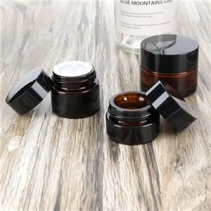 30 50 Pots de vidre de loció facial cosmètica ml amb tapa de plàstic amb rosca