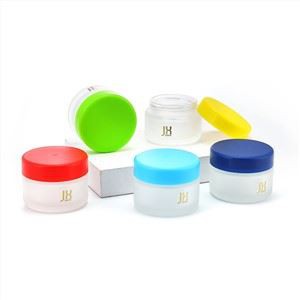 30g 50g 80g 100g Clear Round Glass Hemp Jar