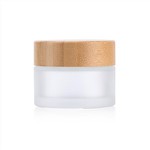 30g 50g Bamboo Cream Jars Cosmetic Pots With Wooden Lids