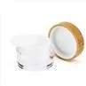 30g 50g Bamboo Cream Jars Cosmetic Pots With Wooden Lids