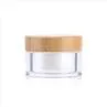 30g 50g Bamboo Cream Jars Cosmetic Pots With Wooden Lids