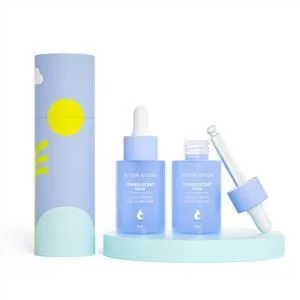 30ml Blue Glass Dropper Bottles With Paper Tube