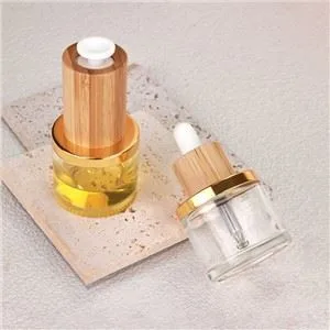 30ml Clear Dropper Bottles With Wooden Lid