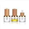 30ml Clear Dropper Bottles With Wooden Lid