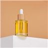 30ml Clear Essential Oil Dropper Bottles With Wooden Cap Buy Press Flat Shoulder Tincture Bottles