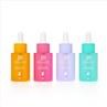 30ml Dropper Bottles With Pipette Round Flat Shoulder Essential Body Hair Oil Bottle Wholesale