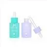 30ml Dropper Bottles With Pipette Round Flat Shoulder Essential Body Hair Oil Bottle Wholesale