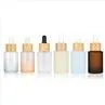 30ml Glass Dropper Bottles Wholesale Essence Serum Hair Body Oil Pipette Bottle Custom