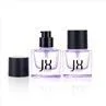 30ml Square Liquid Foundation Bottle Glass Cosmetic Pump Bottle Suppliers