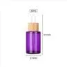 30ml Tincture Dropper Bottles With Bamboo Lid