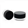 3ml 5ml 7ml Clear Glass Jar With Childproof Lid