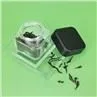 3oz Square Clear Child Resistant Safe Jar